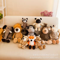 Muñeco De Peluche De Animal De Bosque Giraffa Elefante Mono León Tigre Juguetes Para Niños Actividades Regalos Juguete De Peluche Giraffa - details 6