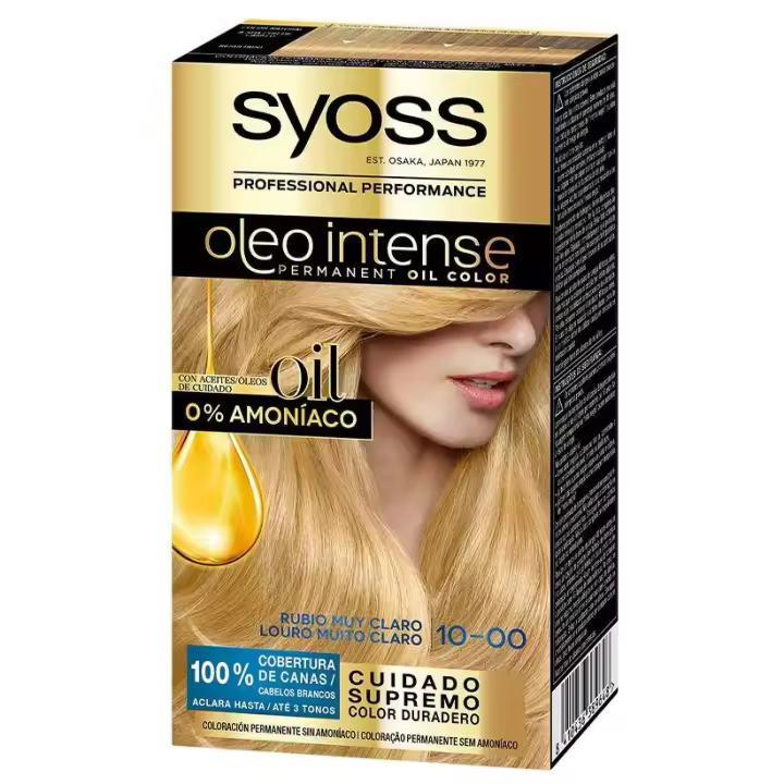 Syoss Oleo Intense Tinte sin Amoniaco 8-50 Rubio Ceniza - 1