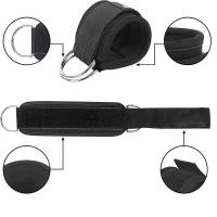 Accesorios De Rodilla Y Tobillo Para Entrenamiento Fitness Ancle Buckle Doble Tensión Anillo De Pie Para Ejercicios De Piernas Y Caderas - details 5