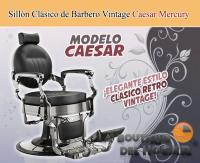 Sillón Clásico de Barbero hidráulico estilo Retro Vintage con reposapies integrado Modelo LBH Caesar Mercury - details 0