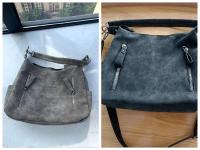 Bolso De Hombro Retro Para Mujer Con Correas De Cuero Frosted Gran Capacidad Bolsa Cruzada Para Comunicación Estilo Invierno - details 0