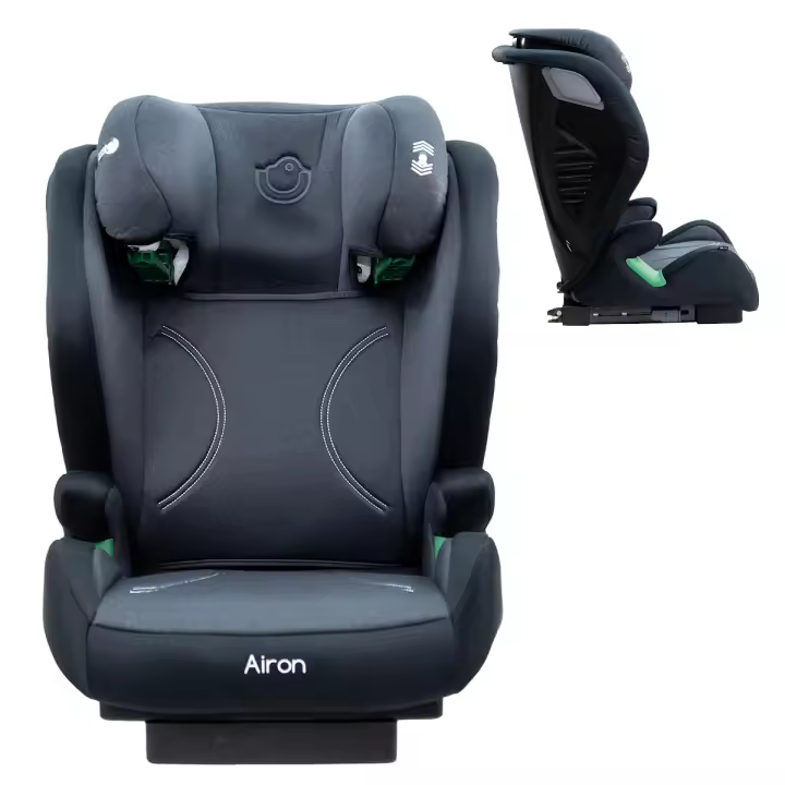 Niu – Silla de auto i-size bebé AIRON - Asiento Infantil con Base ISOFIX Integrada – Silla Universal de coche ajustable y reclinable by Olmitos - 1
