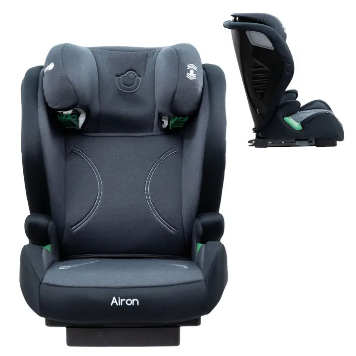 Niu – Silla de auto i-size bebé AIRON - Asiento Infantil con Base ISOFIX Integrada – Silla Universal de coche ajustable y reclinable by Olmitos - 1