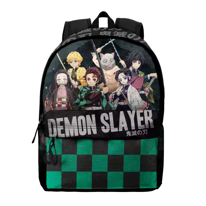 Mochila Escolar de Nylon estilo Comic; DemonSlayer / Modelo 05750 / Karactermania - 1