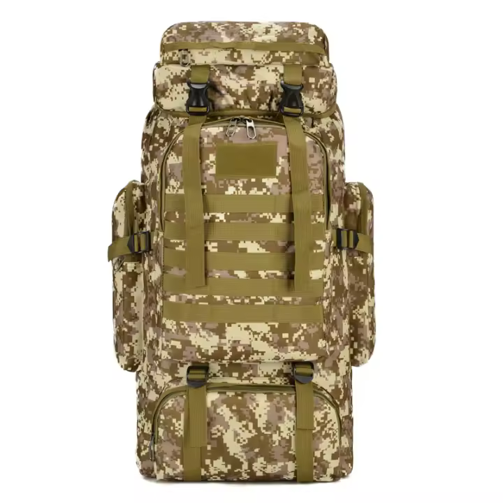 Mochipa impermeable 80L para hombre, granola capacidad para senderismo, acampada, viaje, Deporte al Aire Libre, equipo de camping - 1