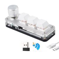 Teclado Mecánico Macro RGB Mini Para Gaming Con Programación Personalizada Teclas Y Perilla Bluetooth 2.4G Y Switch Rojo - details 15