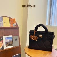Bolsa De Bebé Multifuncional Coreana Estilo Hobos Tamaño Medio Para Embarazadas Con Cierre De Cremallera Material De Tela Bolsa De Mano Para Accesorios De Bebé - details 3