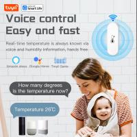 Sensor De Temperatura Y Humedad WiFi Tuya Sensor De Humedad Interior Batería Recargable Monitoreo Por APP Compatible Con Alexa Y Google Home - details 11