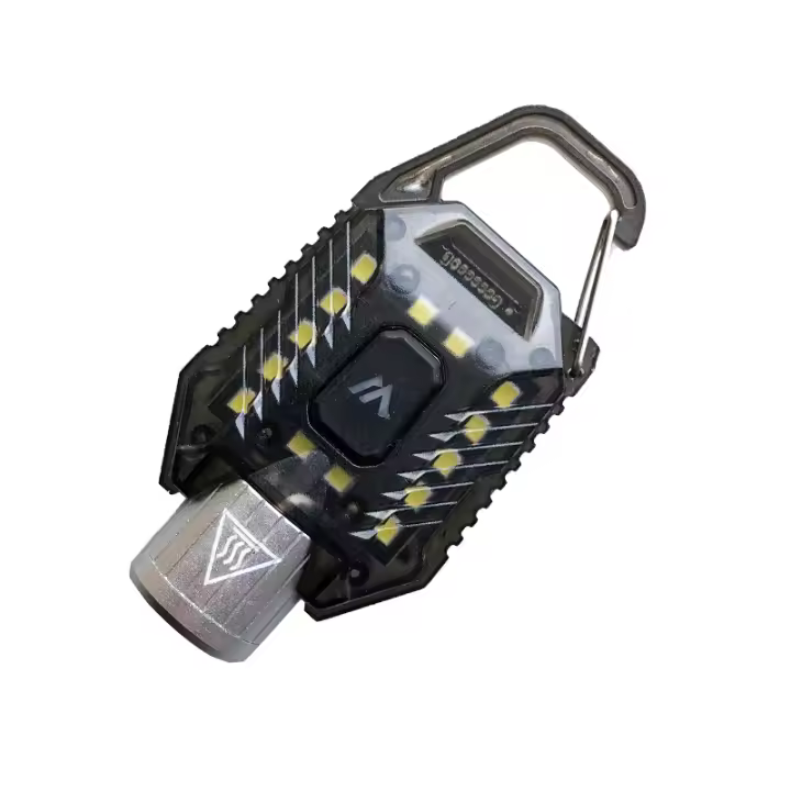 Linterna De Cadena Warsun Recargable Tipo C Aleación De Aluminio PC 800Lm Portátil Advertencia Iluminación Exterior Flood Light - 1