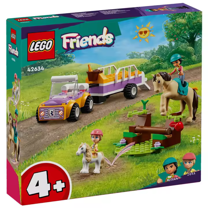LEGO FRIENDS - REMOLQUE PARA CABALLO Y PONI, 42634, TIENDA CON LICENCIA OFICIAL - 1