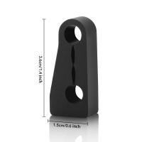 4pcs Almohadillas De Amortiguación Para Cerradura De Puerta De Coche Aislante De Sonido Para Peugeot 208 308 508 2008 3008 Citroen C3 C4 C5 DS3 DS4 DS5 Material De Goma Butil Y Polímero Sintético - details 2