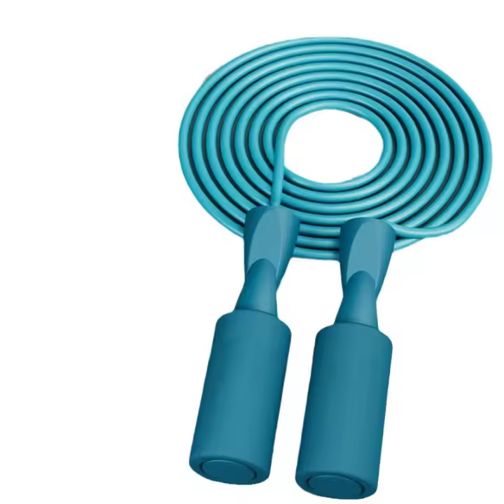 Cuerda de saltar para adultos, dispositivo de doble propósito con soporte de peso, sin cuerda, para deportes de interior, cuerda de saltar con pelota grande silenciosa, equipo de fitness - 1