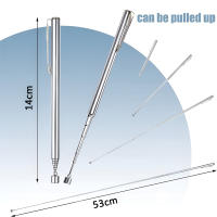 Herramienta De Recogida Magnética Telescopica Ajustable 1Pc Con Luz LED Mango Largo Agarre Magnético Telescópico Para Inspección Y Uso Doméstico - details 12