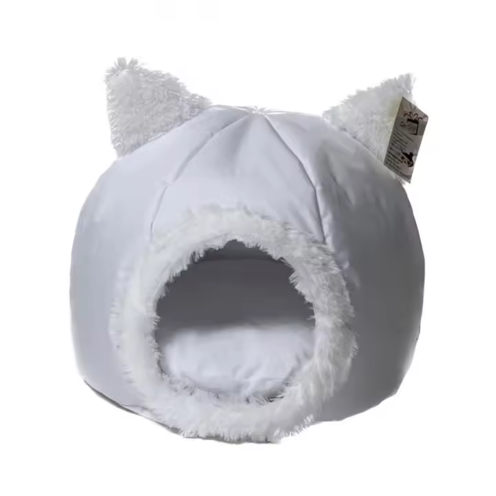 Cama para gatos GoGift kennel 40 x 40 x 34 cm gris claro - 1