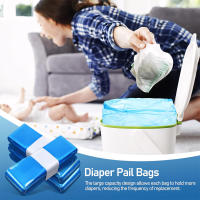 Bolsas De Refill Para Cesta De Pañales Angelcare Tommee Tippee Twist&Click Genie Y Munchkin - Tipo De Cima Plana - Color Azul - details 0