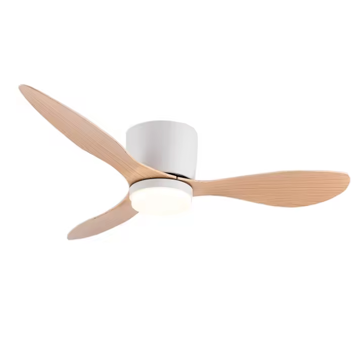 Lalumia  LED Ventilador de Techo 42" con Luz LED Regulable – 3000K-6000K, 85-265V，Madera Claro - 1