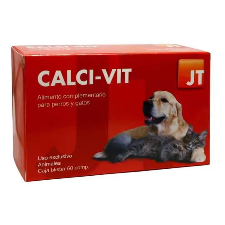 JT Calci Vit Comprimidos para Perros y Gatos  Vitaminas Calci Vit Comprimidos - 1