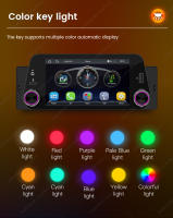 Radio De Coche HD Táctil 1 Din Con Wireless Carplay Android Auto FM USB BT Navegación GPS Cámara Soporte Para Multimedia In-Dash - details 6