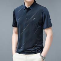 Polera Polo Para Hombre Casual Negocios Corta Resistente Al Arrugas Y Liso Cómoda Transpirable Verano Viscosa Solida Regular - details 7