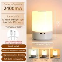 Lámpara Nocturna LED Recargable Con Interruptor Táctil Y Tres Colores Para Cocina Pasillo Armario Dormitorio Luz De Hogar USB - details 7