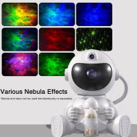 Proyector De Luz Ambiental Astronauta Estelar Proyección De Nébula Y Ondas De Agua Para Dormitorio Luz Noturna Con Dibujos Animados - details 8