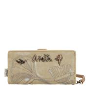 Billetero de tamaño grande Whispers - Anekke Memories - Material rígido - Monedero con cierre de cremallera - Tarjetero con múltiples ranuras - Asa de mano extraíble - Ref. 40829-901 - Mide 18 x 10 x 3 cm - details 0