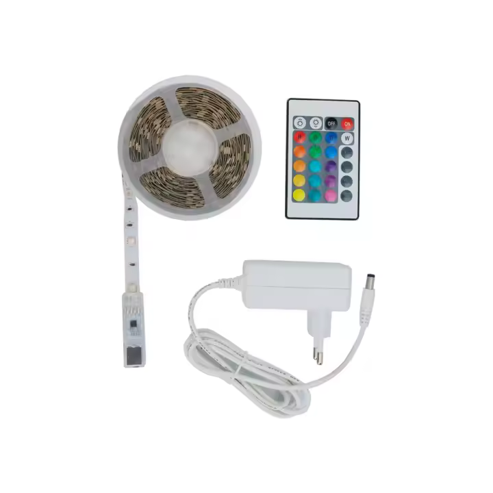 KIT Tira LED 19W 30 LED/m Regulable con Mando a Distancia RGB IP20  RABALUX - 1