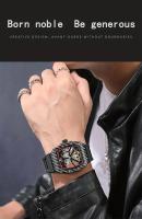 Reloj Mecánico Automático Para Hombre MUSANFIGO Forma De Barril Luminoso Hueco Resistente Al Agua Ideal Para Regalos Correa De Silicona - details 2