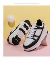Zapatos De Rollers Para Niños Y Niñas Con Cuatros Ruedas Zapatillas Deportivas Al Aire Libre Para Niños Y Niñas a Prueba De Agua Transpirables De Cuero - details 17