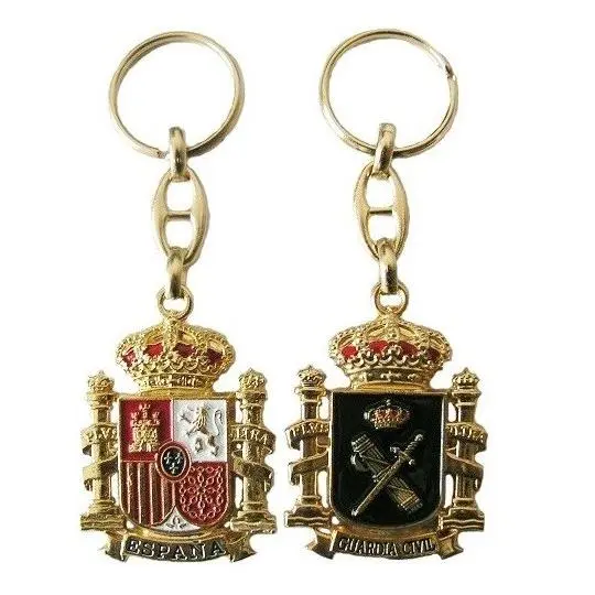 Llavero Constitucional Guardia Civil Metalico Peso 33 Gramos - 1