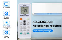 Control Remoto Universal Para Aire Acondicionado Compatible Con LG Gree Midea Toshiba Haier Daikin Hitachi Sharp Panasonic Samsung Sanyo Hisense Fu - details 0