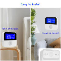 Sensor De Temperatura Y Humedad WiFi Tuya Con Probing Externo Pantalla LCD Monitoreo Remoto APP Termómetro Higrómetro Para Interior Recargable USB - details 14
