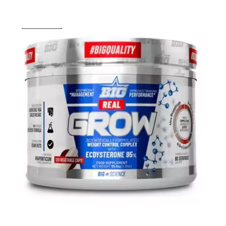 Suplemento Real Grow (120 Capsulas) BIG NUTRITION - Aumento Masa Muscular Natural - 1