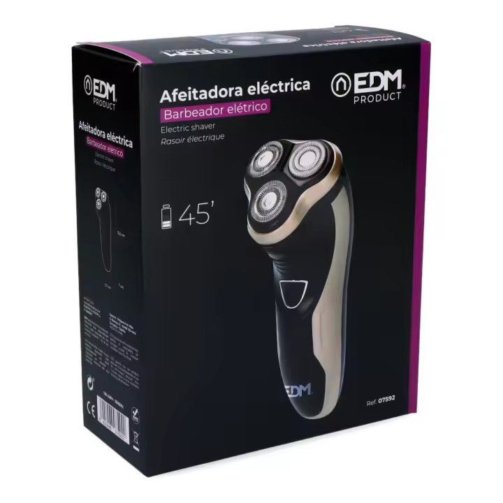 AFEITADORA ELECTRICA RECARGABLE EDM - 1