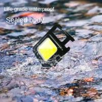 Linterna LED Mini Multifuncional De Llave De Camping Con Luz De Trabajo Recargable Por USB Para Pesca Y Senderismo - details 9