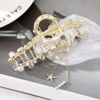 Haimeikang Pinza Para El Cabello Con Borla De Perla Para Mujer Accesorio De Moda En Forma De Concha Y Estrella Cepillo De Cabeza - details 4