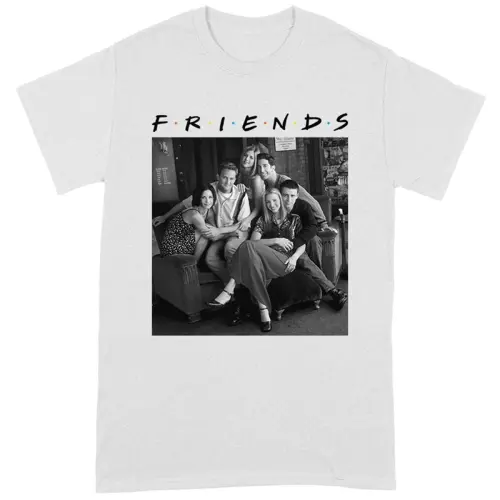 CAMISETA FRIENDS EN GRUPO BLANCA XL - 1