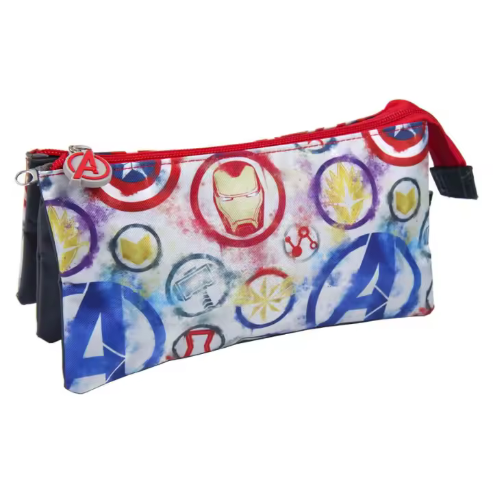 Marvel Avengers Cerdá Portatodo Azul Estampados 3 Compartimentos - 1
