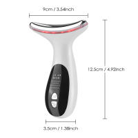 Dispositivo De Belleza EMS Para Cara Y Cuello Masajeador Vibration Sonic Rejuvenación De Piel LED Tensión Elevada Cuidado De La Piel - details 7
