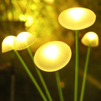 Lámpara Solar De Hongo LED 6/8 Para Exterior Impermeable Iluminación Inteligente Para Jardín De Villa Parque De Camping Decoración Luz De Jardín Moderna ABS Fuente De Energía Solar - details 0