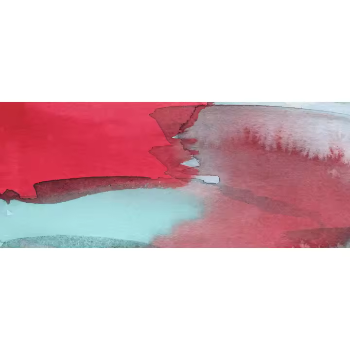 Cuadro “ECO” Acuarela impreso Lienzo Alta Calidad Arte Contemporáneo Abstracto Genial Rojo Turquesa Azul Gris  Contraste Moderno Entradas Hall Salon Dormitorio juvenil Comedor Loft Colores Alegres Vivos  fuerte intenso vibran Ref ANA DURAN A 116 - 1
