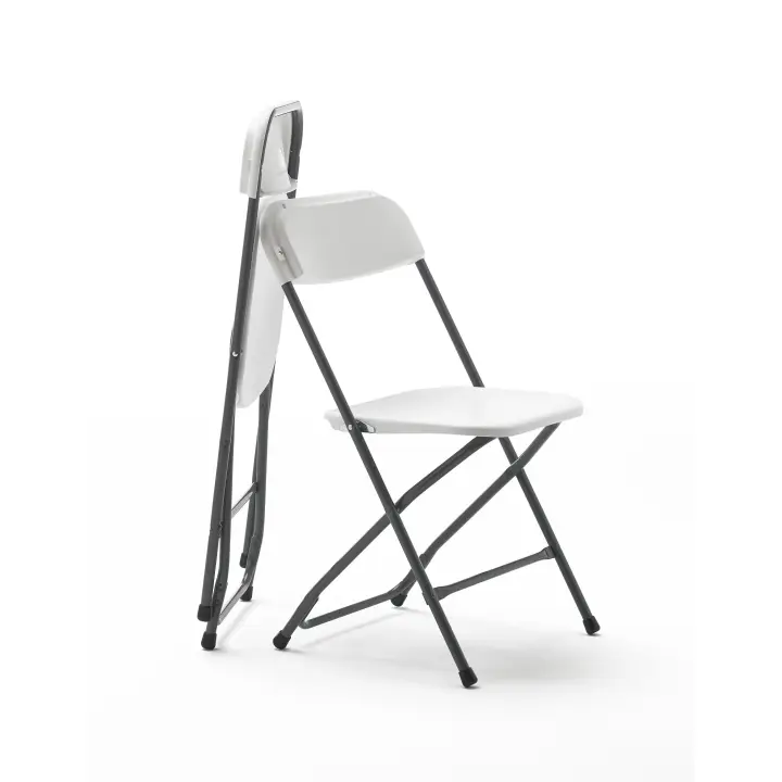 KG KITGARDEN - Pack de 2 Sillas Plegables Multifuncionales, 80x45x45cm, Blanco - 1