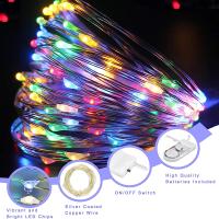 Cadena De Luces LED De Navidad Con 3 Modos Iluminación De Batería Para Decoración De Habitación Bodas Cumpleaños Y Navidad - details 0