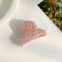 Mini Pinza De Pelo De Peluche Nueva Para Mujeres Y Niñas Estilo Temperamento Diverso Tamaño Pequeño Accesorios De Cabello De Veludo De Oveja Lindo Y Decorativo - details 17