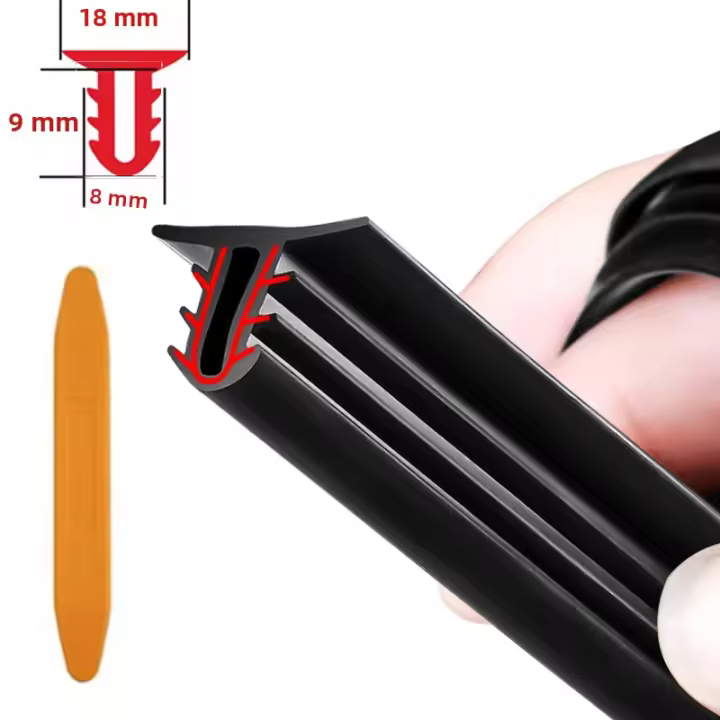 BLALION Pegatina De Coche Sellador De Tablero Universal De Goma Aislante Acústico Piezas De Auto Para Ventosa Del Parabrisas - 1