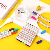 Pulsera De Pincel Para Niños Con 8/12 Colores Marcajes Educativos De Dibujo Con Marcadores Para Tablero Blanco Y Cepillo Flotante - details 1