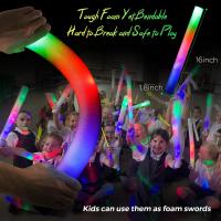 10/15/20Pcs LED Glow Sticks Coloridos Y RGB Para Fiestas Nocturnas Accesorios De Iluminación Para Bodas Cumpleaños Navidad Xmas - details 2