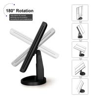 Espejo De Maquillaje Multifuncional Con LED 1/2/3X Aumento Vanidad Rotación De 180° Con 22 Luces LED Iluminación De Escritorio Doméstico - details 7