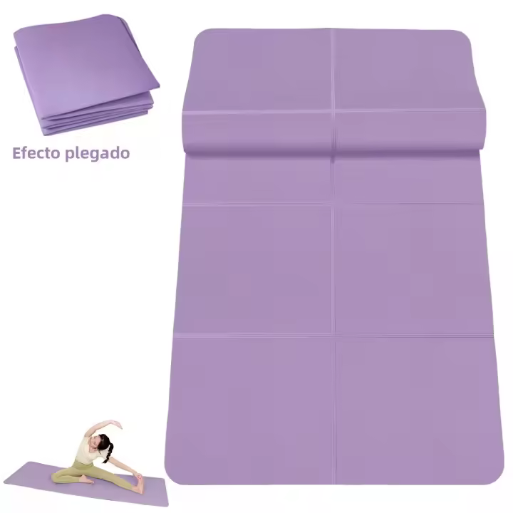 Alfombra De Yoga Antideslizante De 3mm EVA Para Gimnasia Y Pilates Equipamiento Deportivo Fácil De Transportar Y Plegable - 1
