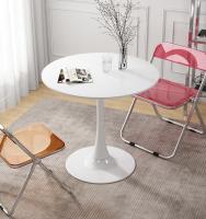 Mesa de comedor nórdica de 60cm -80CM para cocina salon, escritorio de estudio para el hogar,nórdica INS COMEDOR mesa de centro de madera moderna, mesa redondo de oficina y conferencia, pata metal 60 70 80CM - details 3